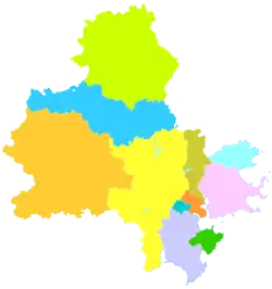 &nbsp;&nbsp;惠安县在泉州市的位置