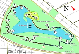 墨尔本大奖赛赛道图