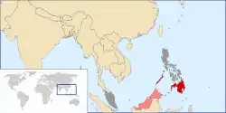 邦薩摩洛共和國宣稱的領土範圍
&nbsp;&nbsp;為&nbsp;菲律賓佔有領土包括巴西蘭省、民答那峨島、巴拉望省、蘇祿省及塔威塔威省
&nbsp;&nbsp;為&nbsp;马来西亚佔有領土包括沙巴與砂拉越