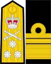 英國皇家海軍中将肩章、袖章