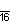 16&nbsp;