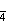 4&nbsp;