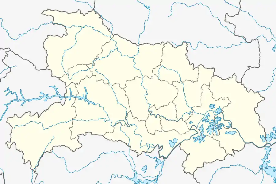 大老岭国家森林公园在湖北的位置