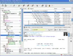 Claws Mail 2.7.1 主界面(Windows版本)