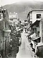 1870年閣麟街,現只剩背靠背遺跡