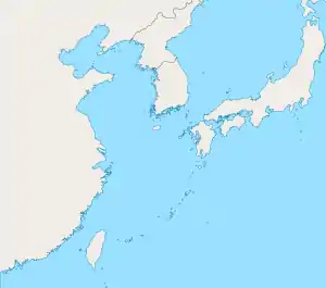 雞頭嶼在中国东海的位置