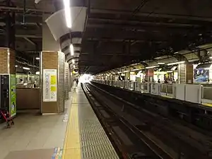 JR線月台(2016年5月)