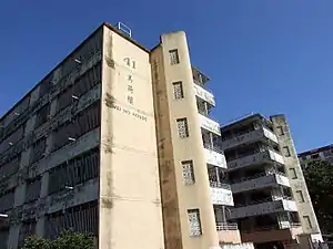 外牆生滿青苔（2008年1月）