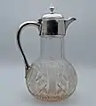 Hamilton and Inches出品的銀製玻璃酒罐,1902年製作於愛丁堡