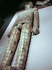 汉代玉衣,存于北京中国国家博物馆