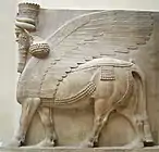 拉瑪蘇雕像,亞述,公元前713-716年
