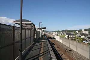 湯野站內(2008年7月27日)