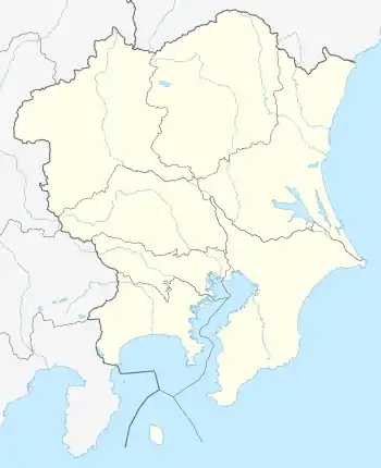 染井靈園在Kanto Area的位置