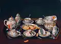 歐洲油畫中的茶盤 Still Life: Tea Set,瑞士Jean-Étienne Liotard所繪