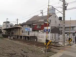 林道站近香川縣道43號入口(2011年3月)