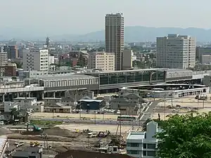熊本站遠景(攝於2011年5月)