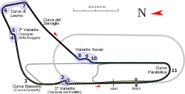 蒙札賽道布局