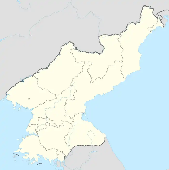 平城市在朝鲜民主主义人民共和国的位置