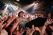 9 在音乐会中人群冲浪(法国,2011年)