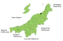 聖籠町位置圖