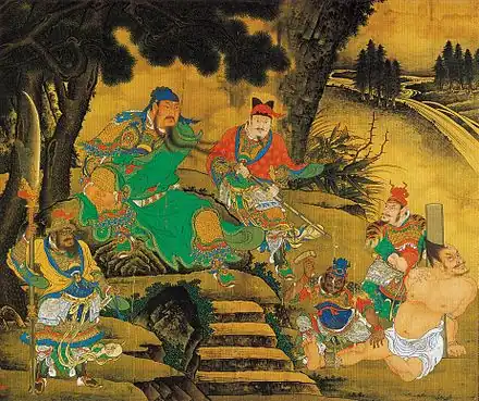 《关羽擒将图》