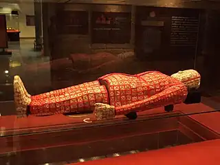 丝缕玉衣,南越国文帝赵眜的殓服,现藏于广州西汉南越王博物馆