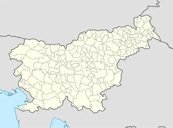 日里Žiri在斯洛維尼亞的位置