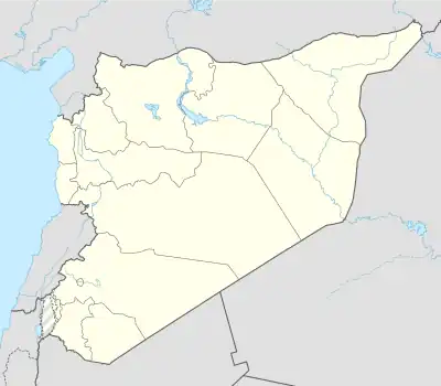 Al-Qusayr在叙利亚的位置