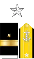 美國海軍准將肩章及袖章